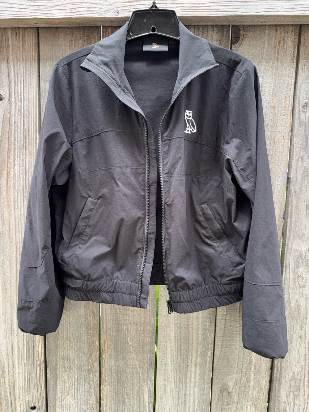OVO October's Very Own WOMENS ACTIVE TRACK JACKET Black Size Medium
